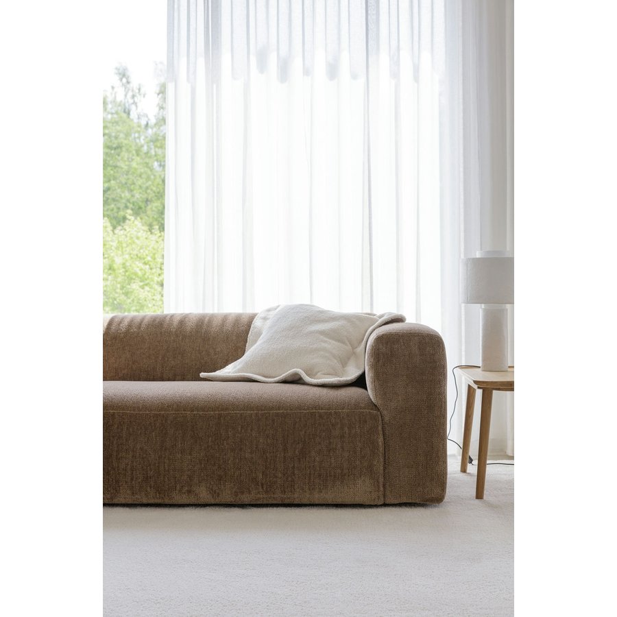 Annie 3-Zits + Chaise Lounge Goud Beige Rechts/Links Annie 3-Zits + Chaise Lounge Goud Beige Rechts/Links
