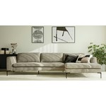 Sits Elton 3-Zits + Wide Chaise Lounge Grijs Beige Rechts/Links