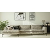 Elton 3-Zits + Wide Chaise Lounge Grijs Beige Rechts/Links