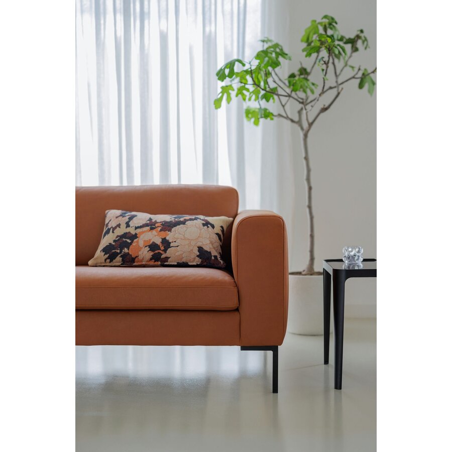 Elton 3-Zits + Chaise Lounge Leer Cognac Rechts/Links