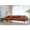 Elton 3-Zits + Chaise Lounge Leer Cognac Rechts/Links