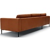 Elton 3-Zits + Chaise Lounge Leer Cognac Rechts/Links