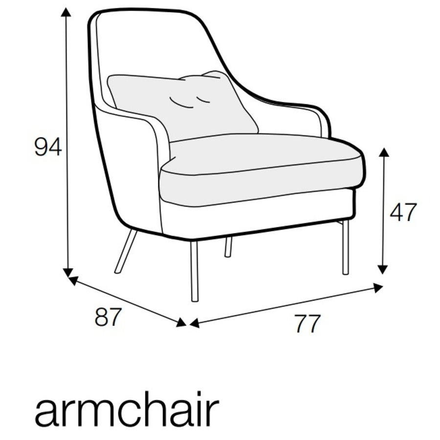 Alice Fauteuil Mosterd Alice Fauteuil Mosterd