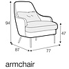 Alice Fauteuil Mosterd Groen