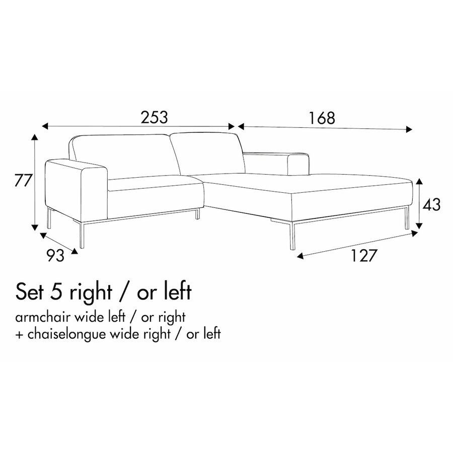 Ville Set 5 Rechts/Links Ville Set 5 Rechts/Links