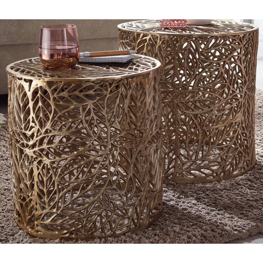 Aurora Bijzettafel Set Goud