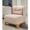 Alma Fauteuil Lichtbeige Velvet