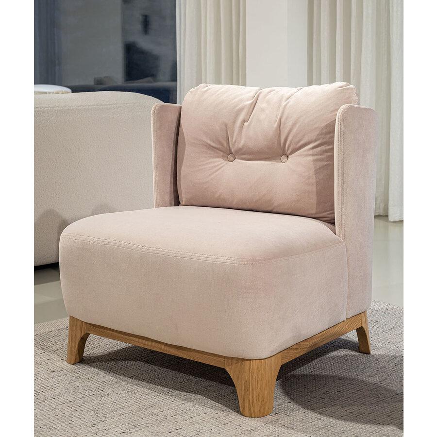 Alma Fauteuil Lichtbeige Velvet Alma Fauteuil Lichtbeige Velvet