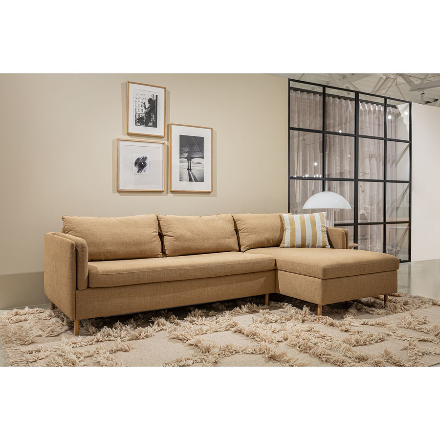 Pixie 2.5-Zits + Chaise Lounge Slaapbank Softbruin Rechts/Links Pixie 2.5-Zits + Chaise Lounge Slaapbank Softbruin Rechts/Links