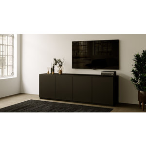 Artego Design Turin 183 cm Dressoir Zwart