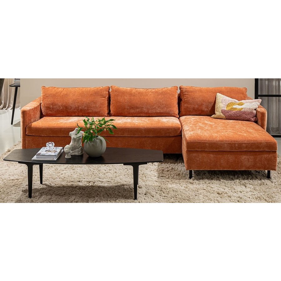 Frances 3-Zits + Chaise Lounge Slaapbank Rust Rechts/Links Frances 3-Zits + Chaise Lounge Slaapbank Rust Rechts/Links
