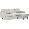 Ralph 3-zits Bank + Chaise Longue Naturel Rechts/Links