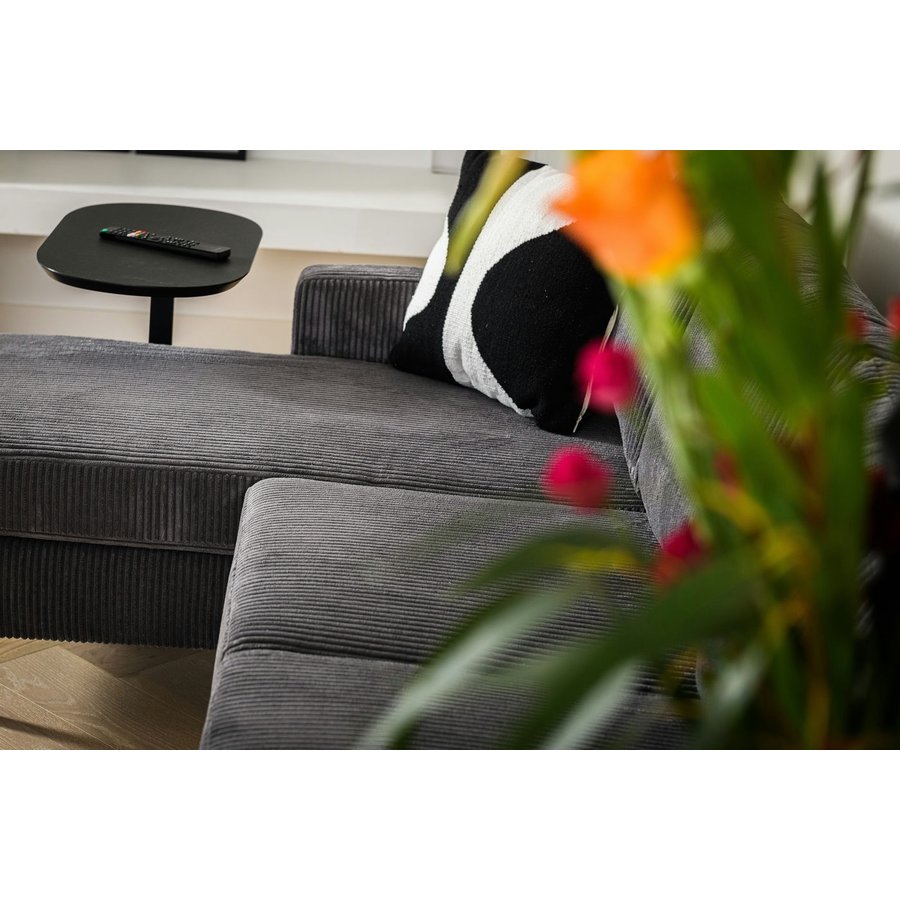 Ralph 3-zits Bank + Chaise Longue Antraciet Rechts/Links Ralph 3-zits Bank + Chaise Longue Antraciet Rechts/Links