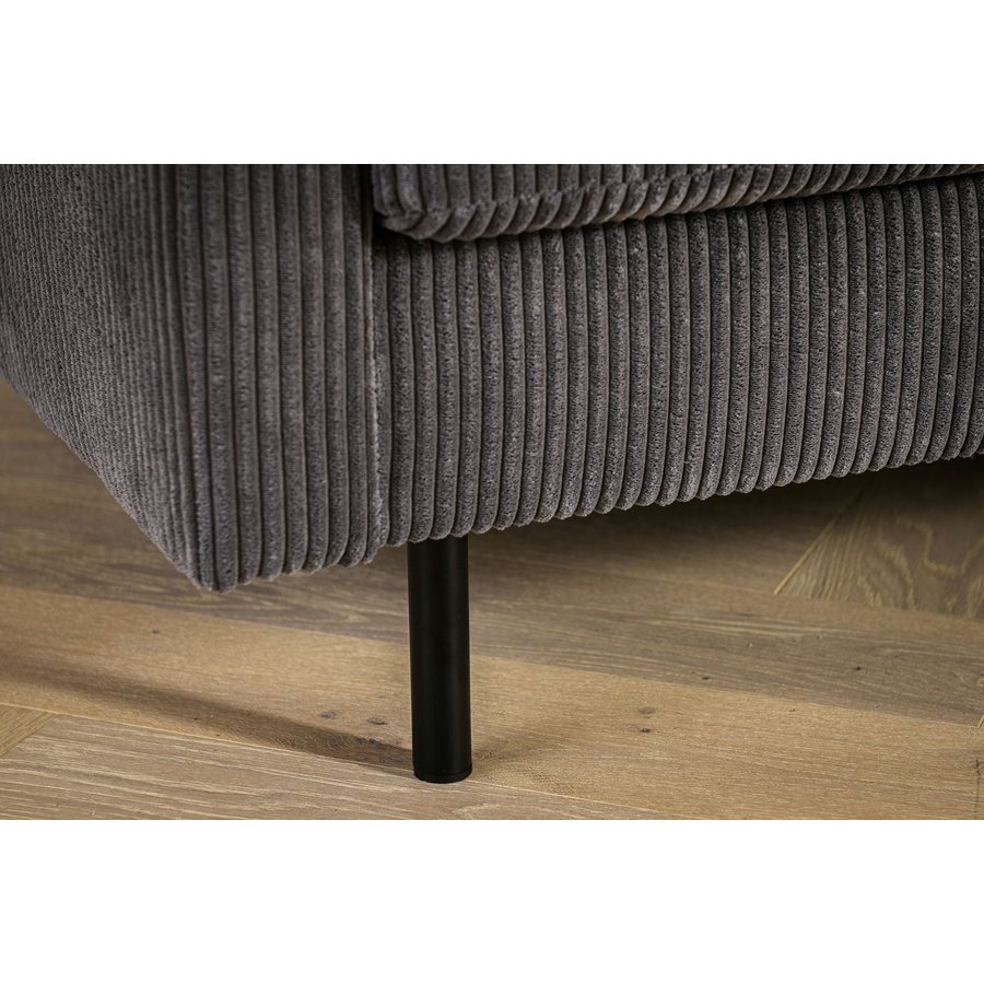 Ralph 3-zits Bank + Chaise Longue Antraciet Rechts/Links Ralph 3-zits Bank + Chaise Longue Antraciet Rechts/Links