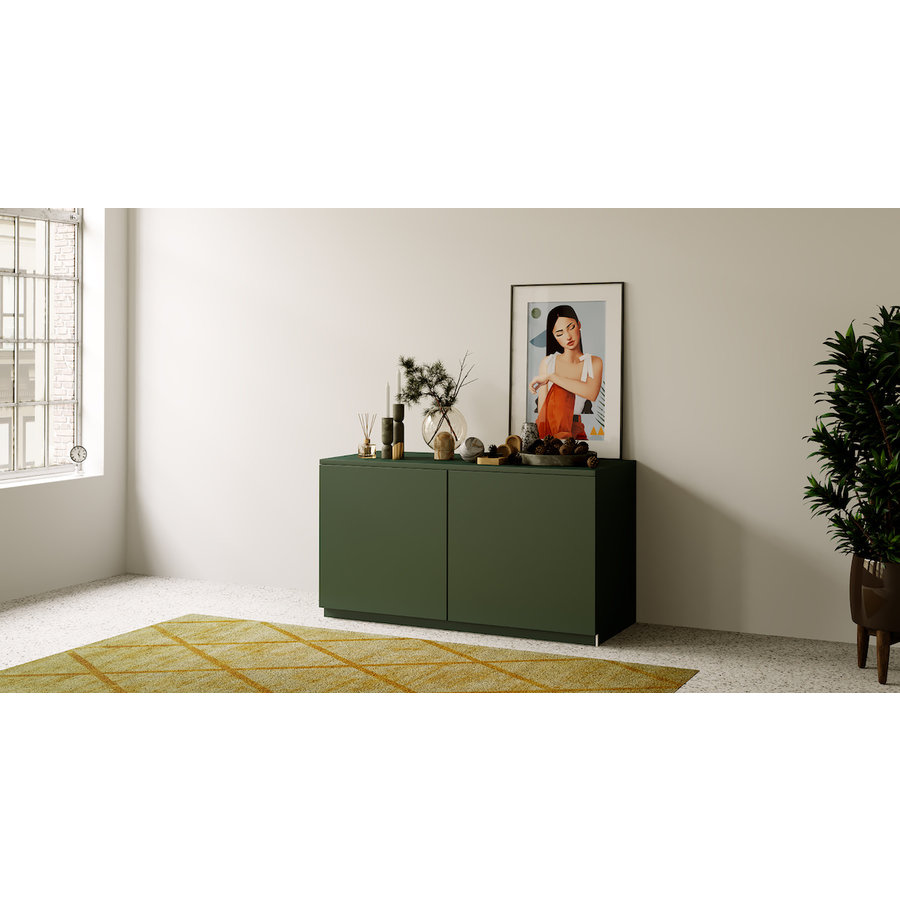 Elva Soft Pro 123 cm Dressoir Groen