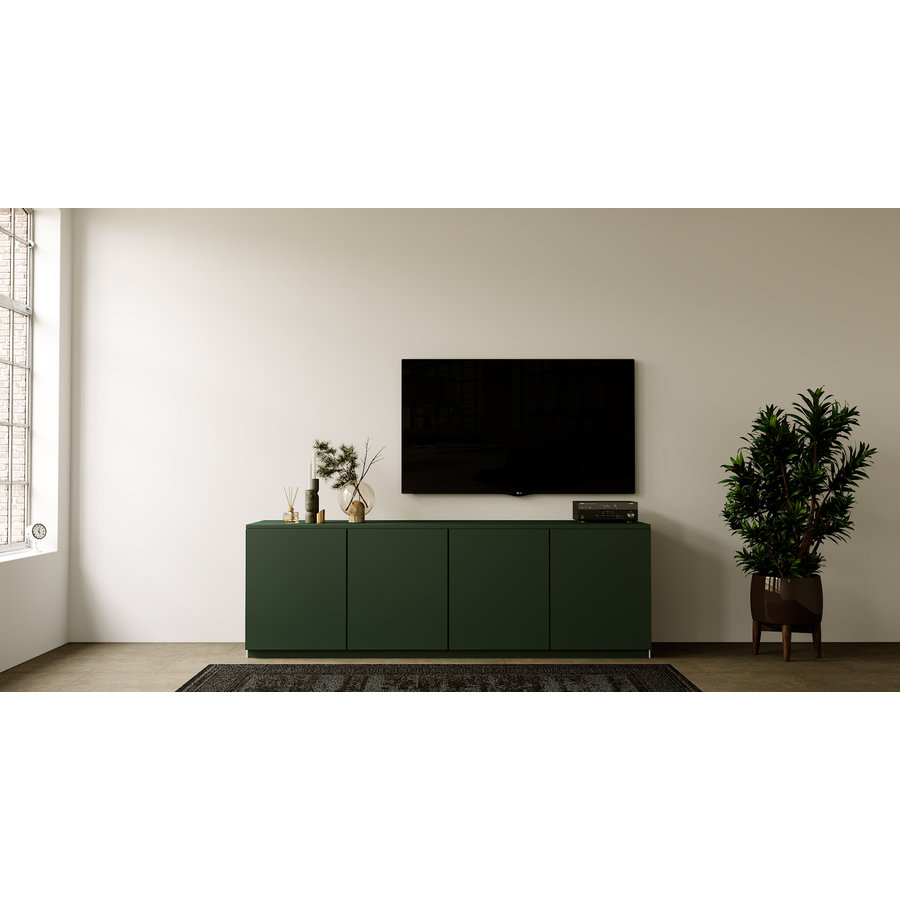 Elva Soft Pro  163 cm Dressoir Groen