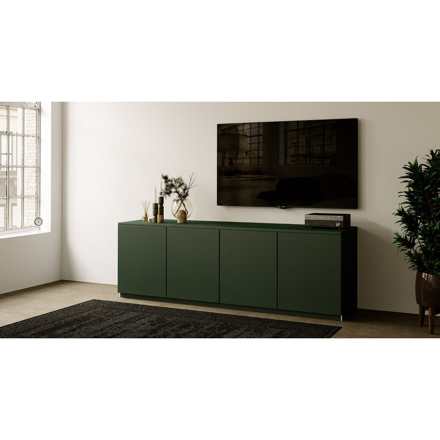 Elva Soft Pro  203 cm Dressoir Groen