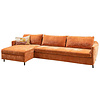 Frances 3-Zits + Chaise Lounge Slaapbank Rust Rechts/Links