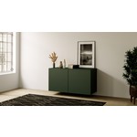 Artego Design Neve Soft Pro 123 cm Zwevend Dressoir Groen Artego Design Neve Soft Pro 123 cm Zwevend Dressoir Groen