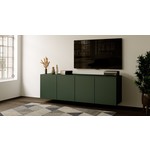 Artego Design Neve Soft Pro 163 cm Zwevend Dressoir Groen Artego Design Neve Soft Pro 163 cm Zwevend Dressoir Groen