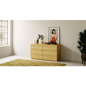 Artego Design Elva Trendy 123 cm Dressoir Eiken Artego Design Elva Trendy 123 cm Dressoir Eiken