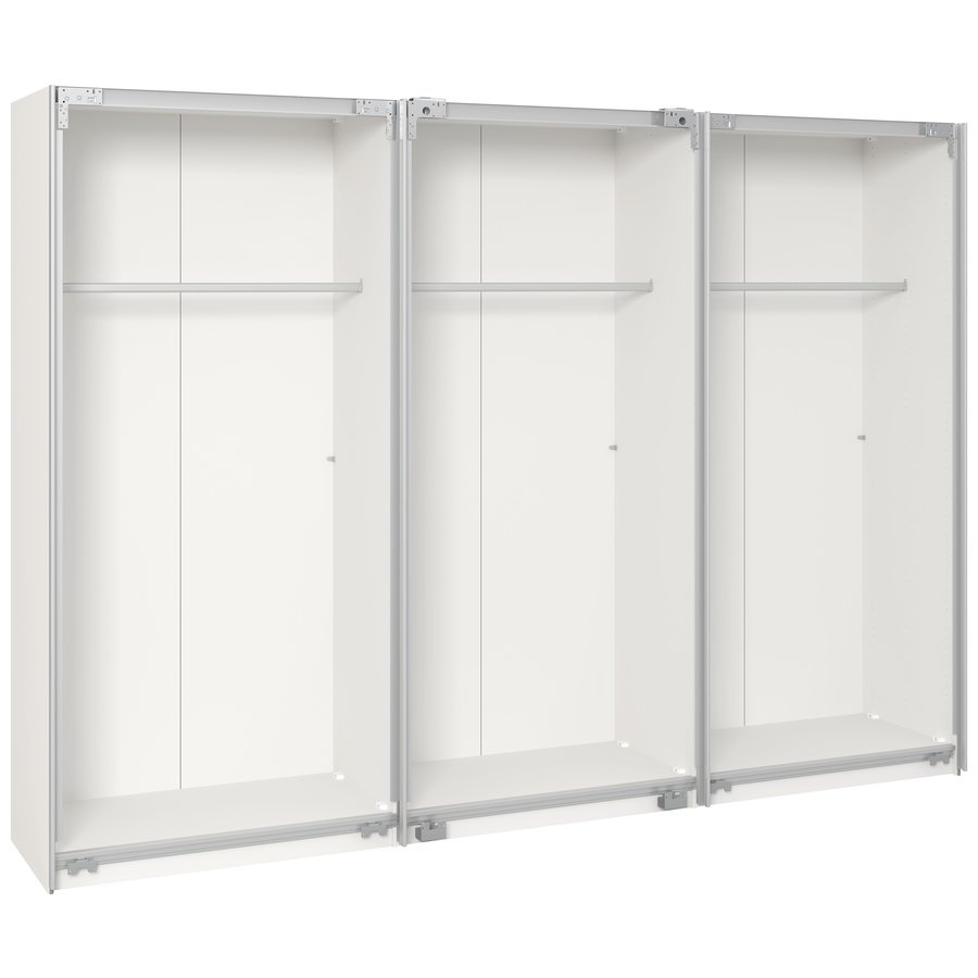 Blanche Schuifdeurkast Wit/Spiegel 303 cm Blanche Schuifdeurkast Wit/Spiegel 303 cm