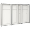Blanche Schuifdeurkast Wit/Spiegel 328 cm Blanche Schuifdeurkast Wit/Spiegel 328 cm