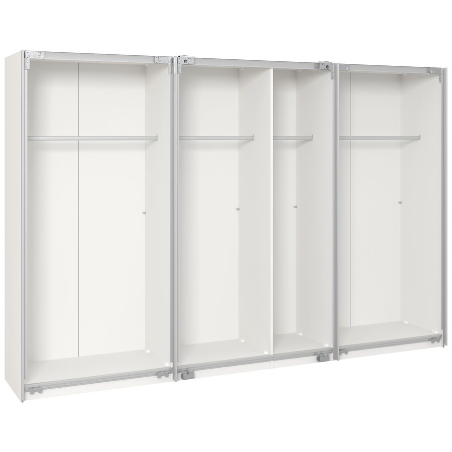 Blanche Schuifdeurkast Wit/Spiegel 328 cm Blanche Schuifdeurkast Wit/Spiegel 328 cm