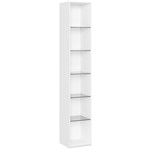 Jutzler Open Kast met Legplanken Wit / Gerookt Glas Jutzler Open Kast met Legplanken Wit / Gerookt Glas