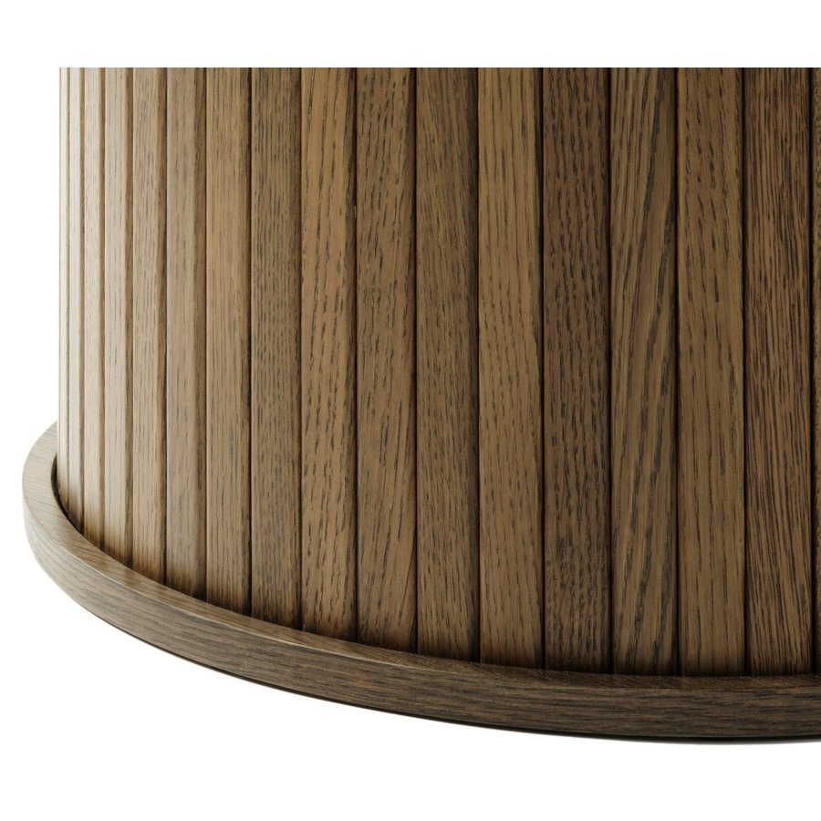 Nola Ronde Eettafel Gerookt Eiken Nola Ronde Eettafel Gerookt Eiken