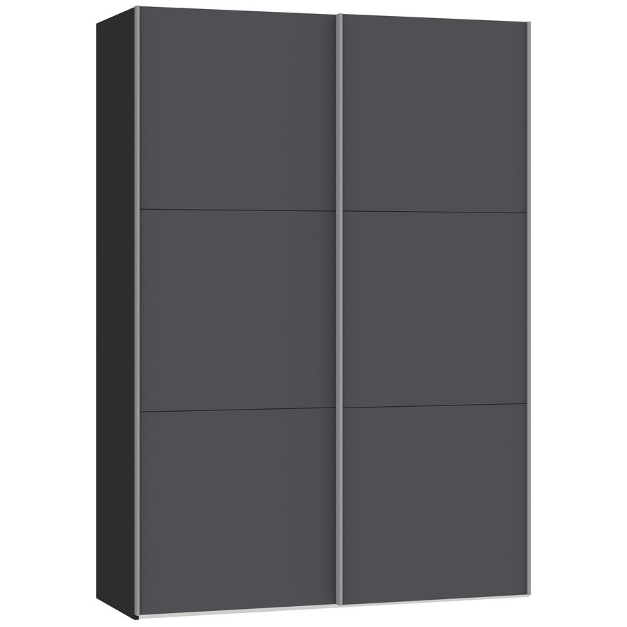 Antraciet 152 cm Schuifdeur Halkast Antraciet 152 cm Schuifdeur Halkast