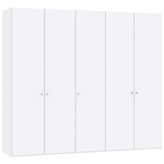 Jutzler Premium Wit Draaideurkast 5 deuren Jutzler Premium Wit Draaideurkast 5 deuren