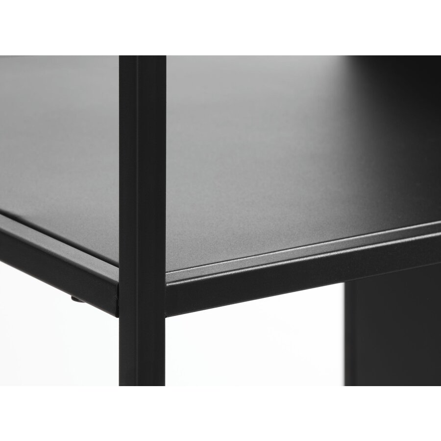 Malibu Boekenkast 1-Deur H135 cm Zwart Malibu Boekenkast 1-Deur H135 cm Zwart