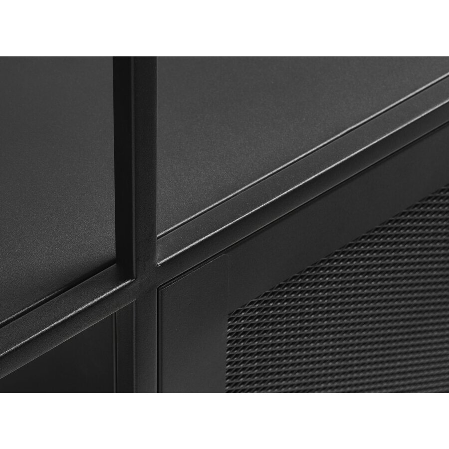 Malibu Boekenkast 2-Deuren H180 cm Zwart Malibu Boekenkast 2-Deuren H180 cm Zwart