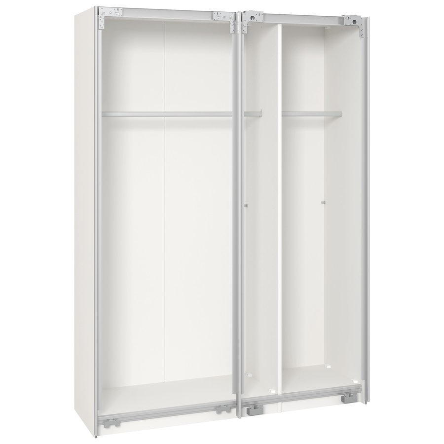 Premium Wit 152 cm Schuifdeurkast Premium Wit 152 cm Schuifdeurkast