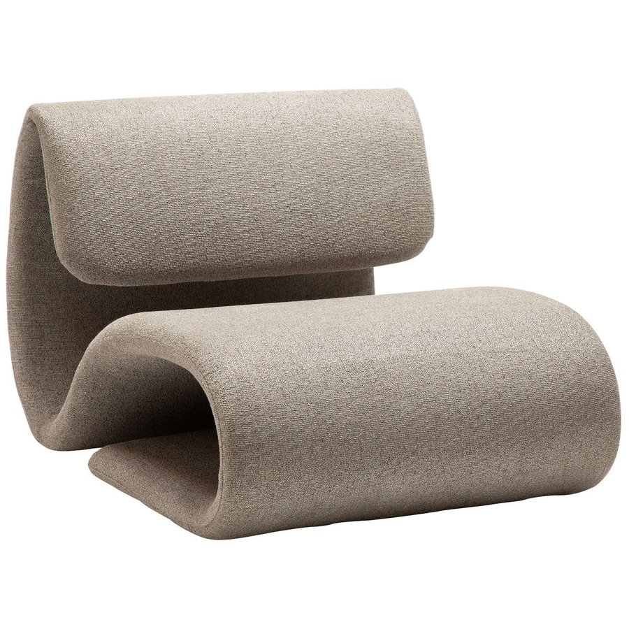 Dubna Loungestoel Aardebruin Bouclé Dubna Loungestoel Aardebruin Bouclé