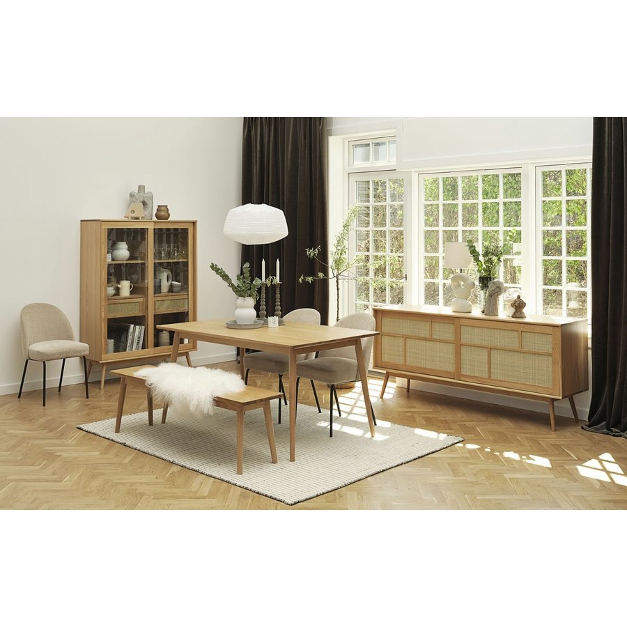Barrali Eetkamerbank 150 cm Eiken Barrali Eetkamerbank 150 cm Eiken