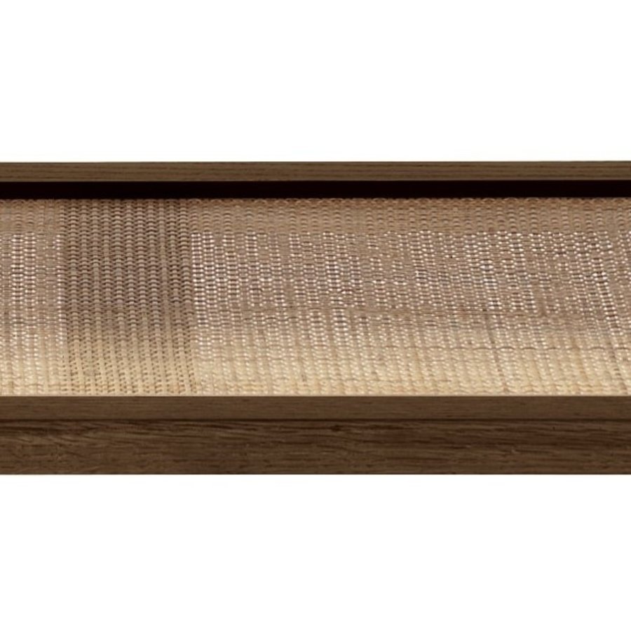 Barrali Salontafel Gerookt Eiken / Rattan Barrali Salontafel Gerookt Eiken / Rattan