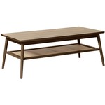 Hygge Interiors Barrali Salontafel Gerookt Eiken / Rattan Hygge Interiors Barrali Salontafel Gerookt Eiken / Rattan