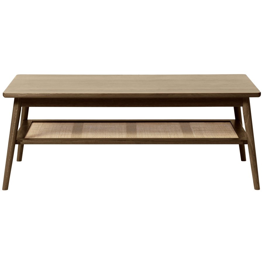 Barrali Salontafel Gerookt Eiken / Rattan Barrali Salontafel Gerookt Eiken / Rattan