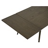 Barrali 45 x 90 cm Verlengblad Eettafel Gerookt Eiken