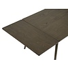 2x Barrali 45 x 90 cm Verlengblad Eettafel Gerookt Eiken