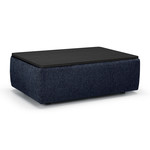 Sits Cleo Voetstoel/Hocker met Opbergruimte Donkerblauw Sits Cleo Voetstoel/Hocker met Opbergruimte Donkerblauw