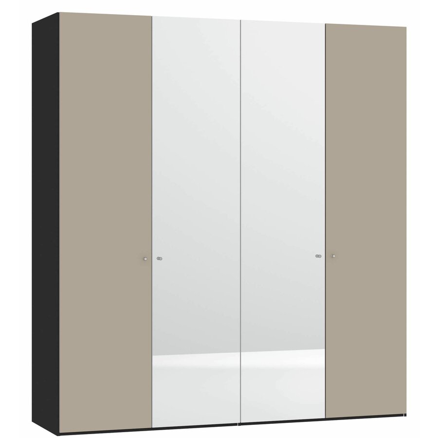 Tagu Draaideurkast Glas met Vier Deuren Tagu Draaideurkast Glas met Vier Deuren