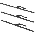 Jutzler Buitenverlichting met Afstandsbediening Zwart Set van 3 Stuks