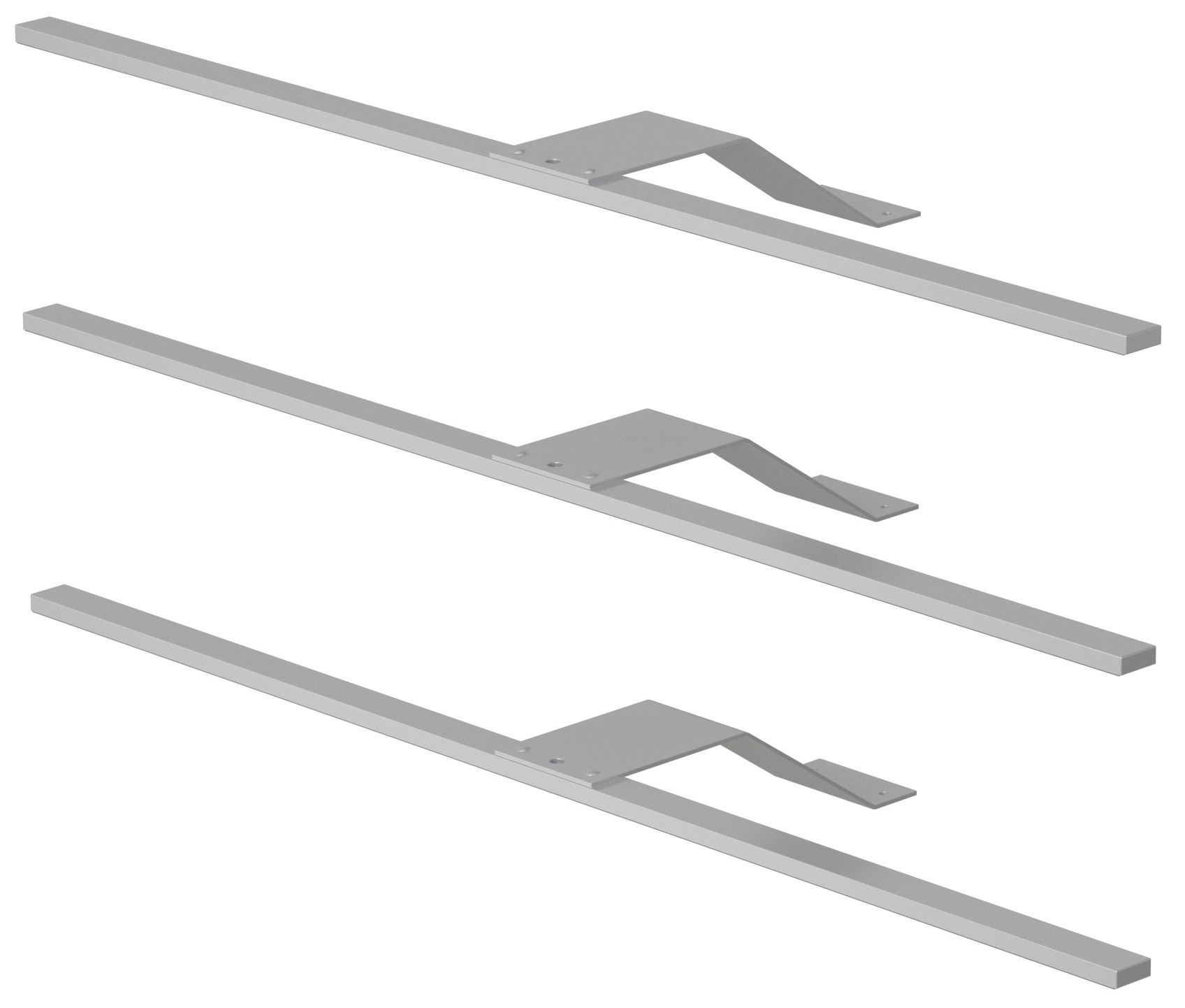 Jutzler Buitenverlichting met Afstandsbediening Aluminium Set van 3 Stuks