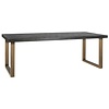 Blackbone 180 cm Eettafel Geborsteld Goud