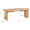 Fairmont 235 cm Eettafel Natural Eiken