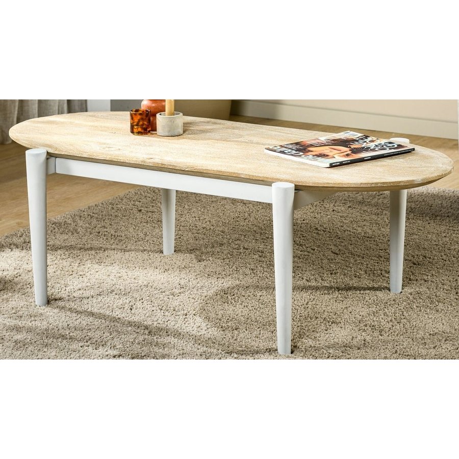 Lind Ovale Salontafel Mango Naturel Lind Ovale Salontafel Mango Naturel
