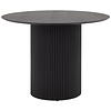 Rod Ovale Eettafel Black Ash